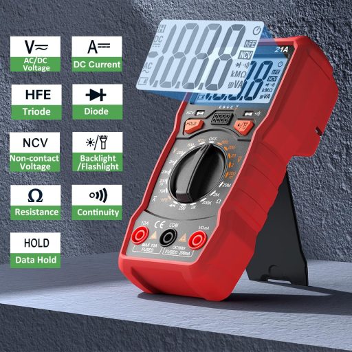 Digitálny multimeter AoKoZo na meranie striedavého/jednosmerného napätia, prúdu a odporu