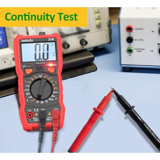 Digitálny multimeter AoKoZo na meranie striedavého/jednosmerného napätia, prúdu a odporu
