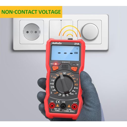 Digitálny multimeter AoKoZo na meranie striedavého/jednosmerného napätia, prúdu a odporu