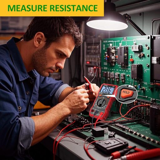 Digitálny multimeter AoKoZo na meranie striedavého/jednosmerného napätia, prúdu a odporu