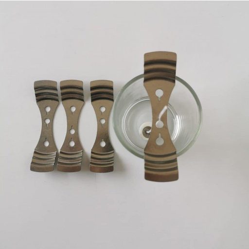 12 darabos kanóctartó Készlet, Rozsdamentes Acél, Házi Gyertyakészítéshez, Gyertyaöntéshez