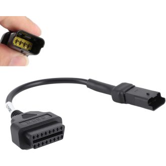   Nicoone OBD2 Diagnostický Kábel Adaptér pre motocykle Ducati Monster, Multistrada, Diavel, Panigale - 4-pinový konektor