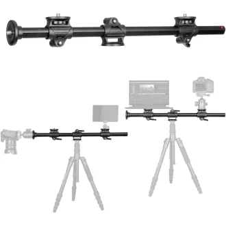   Koolehaoda vízszintes kamera tripod kar, 60cm kiterjeszthető tengely makró fotózáshoz