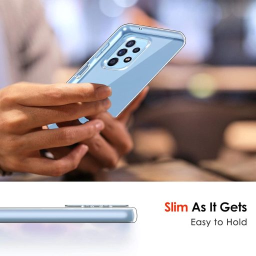 Husă Transparentă TPU Silicon ivoler pentru Samsung Galaxy A23 5G - Carcasă de Protecție Antișoc cu 3 Folii de Sticlă Securizată, Rezistentă la Zgârieturi