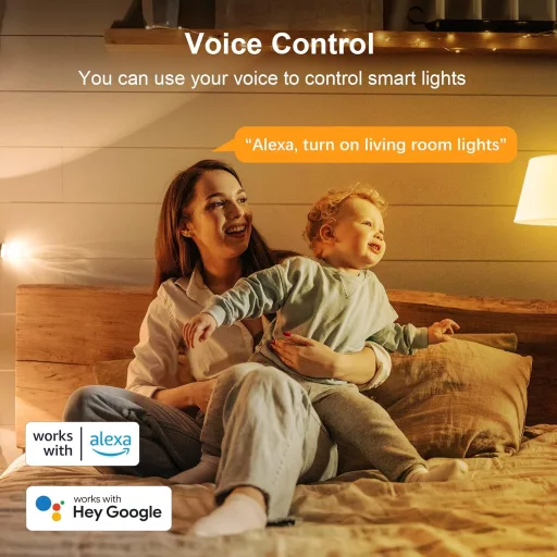 ANTELA E27 7W Smart LED izzó Alexa Google Home kompatibilis 2700K-6500K dimmer 2db