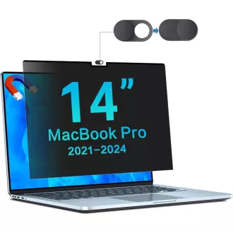   STARY Magnetická fólia na ochranu súkromia pre MacBook Pro 14.2" (2021-2024) M4/M3/M2/M1 - Antireflexná, Filter modrého svetla, Obrazovka odolná voči odtlačkom prstov