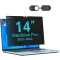 STARY Magnetická fólia na ochranu súkromia pre MacBook Pro 14.2" (2021-2024) M4/M3/M2/M1 - Antireflexná, Filter modrého svetla, Obrazovka odolná voči odtlačkom prstov