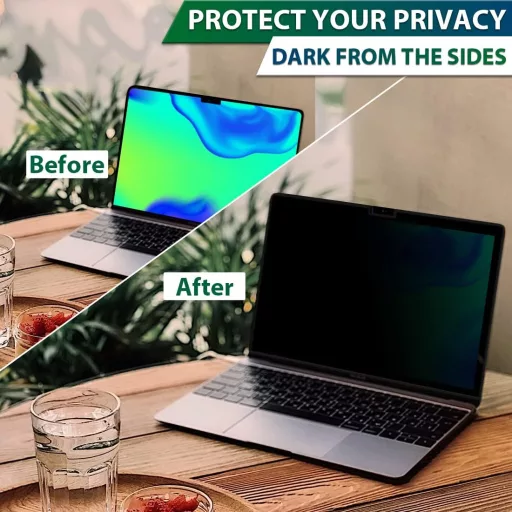 STARY Mágneses Betekintésvédő Fólia MacBook Pro 14.2" (2021-2024) M4/M3/M2/M1 - Tükröződésmentes, Kékfény Szűrő, Ujjlenyomatmentes Képernyőv