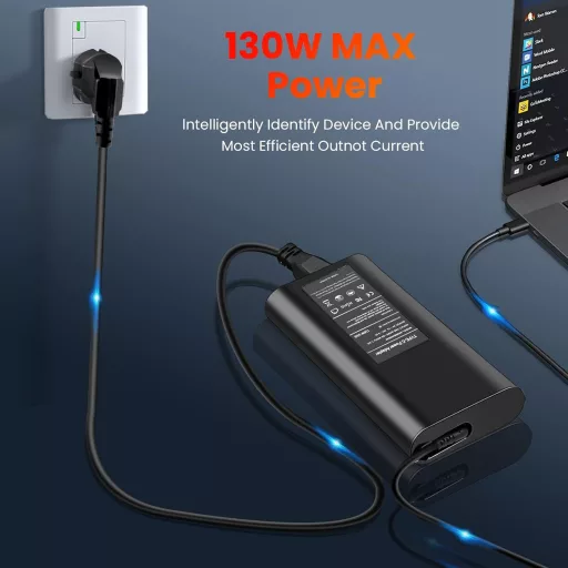 Goodovo 130W USB-C laptop töltő Dell XPS 15 17 Latitude Precision
