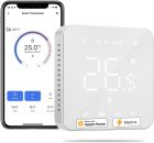 meross Okos Padlófűtés Termosztát - WiFi, HomeKit, Alexa és Google Kompatibilis, Érintőképernyős, Távirányítható, Programozható, LED Kijelző