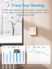 meross Okos Padlófűtés Termosztát - WiFi, HomeKit, Alexa és Google Kompatibilis, Érintőképernyős, Távirányítható, Programozható, LED Kijelző