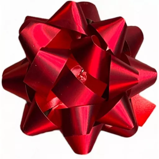 MIJOMA 12-dijelni božićni set poli traka - sjajne i mat, bijele, crvene, zelene