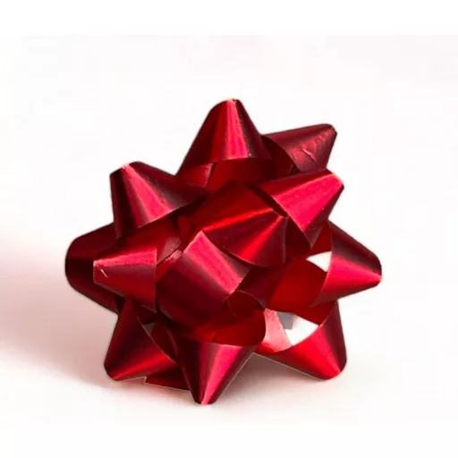 MIJOMA 12-dijelni božićni set poli traka - sjajne i mat, bijele, crvene, zelene