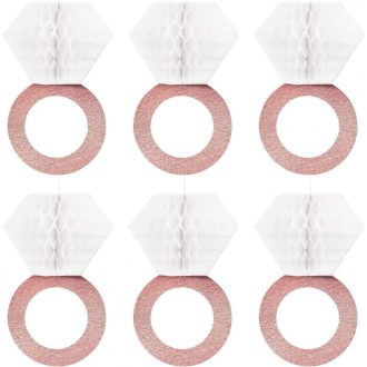 Papirnati cvjetni vijenac za vjenčanje - set od 6 komada