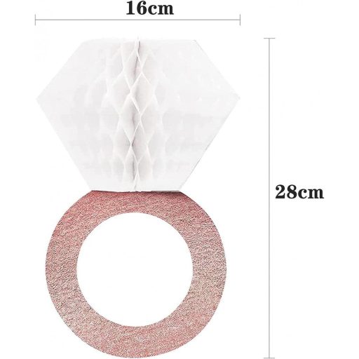 Papirnati cvjetni vijenac za vjenčanje - set od 6 komada