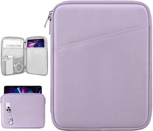 Husă tabletă Dadanism compatibilă cu iPad Pro 12.9" și Samsung Galaxy Tab S9+ - Gri-Violet