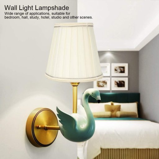 Tissting 6 darabos E14 asztali lámpaernyő szövet bézs lámpaárnyékoló készlet