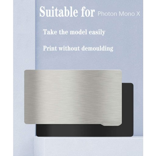 KOYOFEI Nyomtatási platform Anycubic Photon Mono X-hez, mágneses flexibilis acéllemez 202x128mm