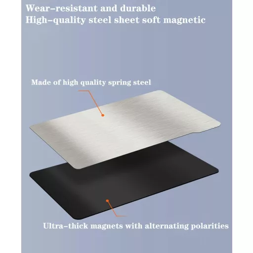 Platformă de imprimare KOYOFEI pentru Anycubic Photon Mono X, placă magnetică flexibilă din oțel 202x128mm