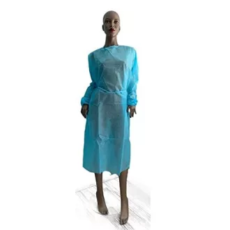   Lekársky ochranný plášť - 10 ks jednorazový, veľkosť L