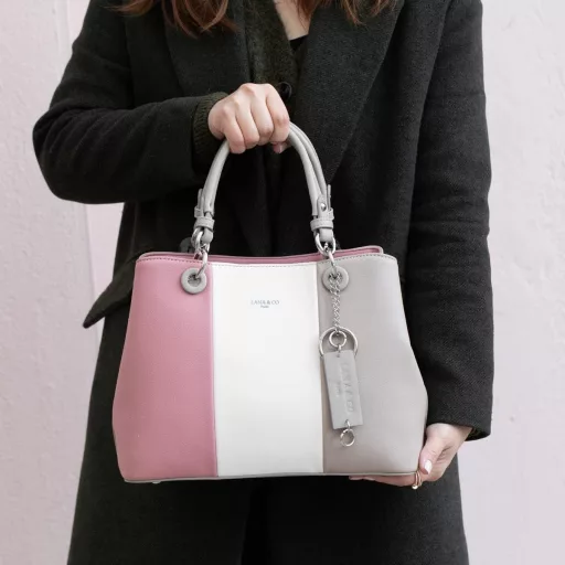 CRAZYCHIC női táska többszínű PU bőr válltáska sok rekesszel