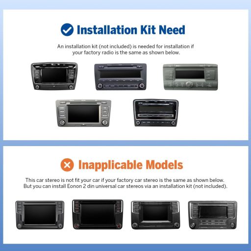 Eonon 9" Android 13 Autoradio za VW T5 Golf Polo Touran 2+32GB CarPlay GPS