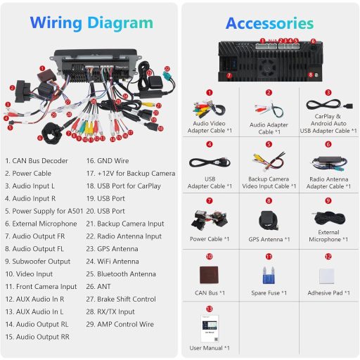 Eonon 9" Android 13 Autoradio za VW T5 Golf Polo Touran 2+32GB CarPlay GPS