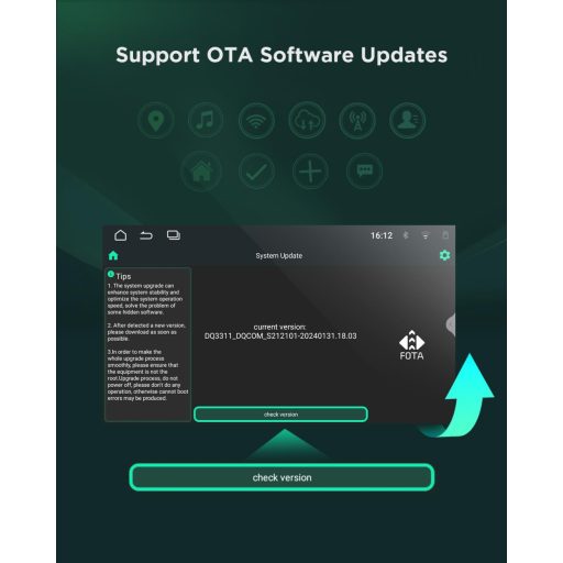 Eonon 9" Android 13 Autórádió VW T5 Golf Polo Touran 2+32GB CarPlay GPS