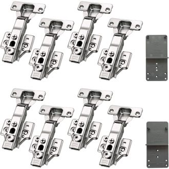   LOOTICH 35mm záves na rohové skrinky s tlmením Soft Close, 8 kusov