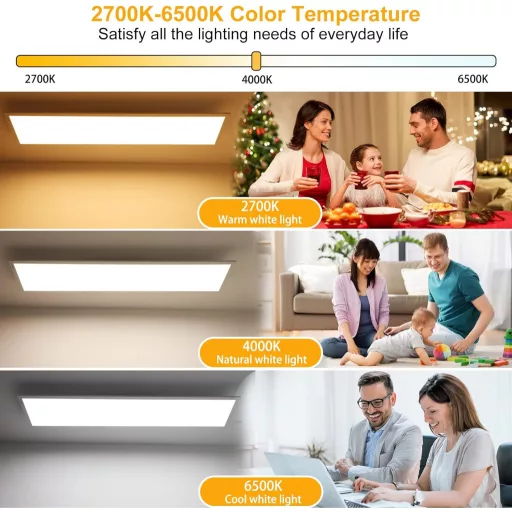 Lampă LED de tavan dimabilă 100x25cm, panou 28W cu telecomandă, funcție de memorie, luminozitate reglabilă 2700K-6500K, ultrathin, pentru birou/living