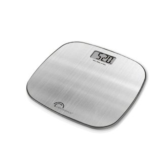   LITTLE BALANCE Digitális Személymérleg USB Töltéssel, Rozsdamentes Acél, 180 kg