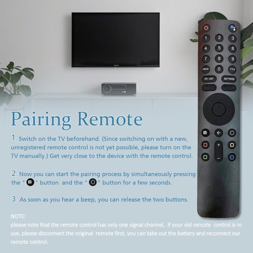 DaMohony Bluetooth Hangvezérlős Távirányító Google Assistant-tal XMI TV-hez