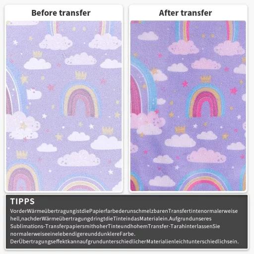 Infúziós Transzfer Tintás Lapok, 12db, Sellő Mintás