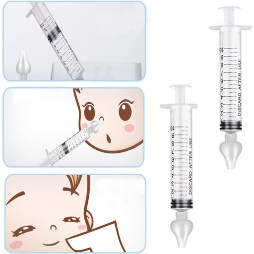 CCLKHY 2db Orröblítő Készlet, 10ml Hordozható Orrsprays Csecsemőknek és Gyerekeknek