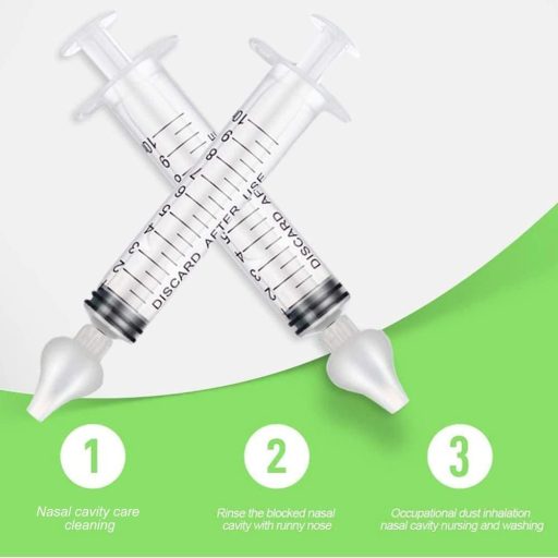 CCLKHY 2db Orröblítő Készlet, 10ml Hordozható Orrsprays Csecsemőknek és Gyerekeknek