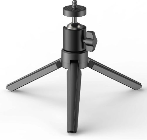 Stativ Mini Proiector YOTON YT10 - Cap sferic rotativ 360°, pentru cameră foto, cameră web - Trepied ușor din aluminiu cu sarcină maximă de 1.3 kg