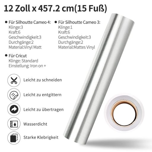 Lya Vinyl Fényes Arany Öntapadós Vágófilm Cricut Silhouette Cameo-hoz 30x45cm