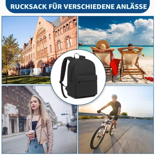 KONO Hátizsák Uniszex 15.6 Colos Laptop Táska Iskolai Munka Utazás