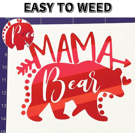 Lya Vinyl Fényes Piros Öntapadós Matrica 12" x 60" Cricut Silhouette Cameo