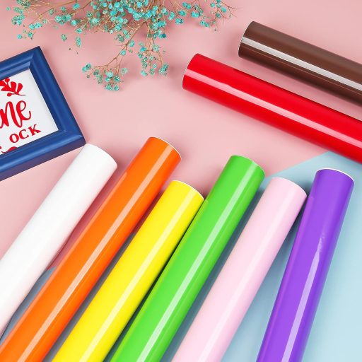 Lya Vinyl Fényes Piros Öntapadós Matrica 12" x 60" Cricut Silhouette Cameo