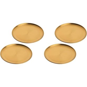   Titánom potiahnutá 30 cm sada nerezových jedálenských misiek, 4-dielna