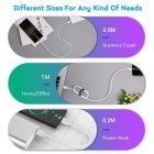 N NEWTOP USB-A USB-Micro kábel, 20 cm