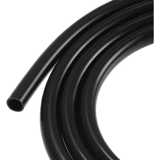   sourcing map Szilikon Cső 8mm Belső 10mm Külső Átmérő 2m Fekete Magas Hőmérséklet - 8 x 10 mm, Black