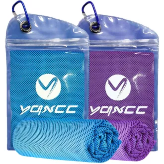   Prosop răcitor YQXCC 2 buc 120x30 cm, din microfibră pentru răcirea echipamentului sportiv