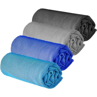   Set de 4 prosoape de răcire YQXCC, 120x30 cm, microfibră pentru îmbrăcăminte sportivă, pentru răcorire.