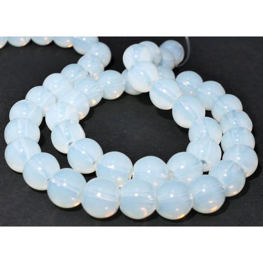 Perle za izradu umjetničkog nakita, 45 komada, bijelo staklo