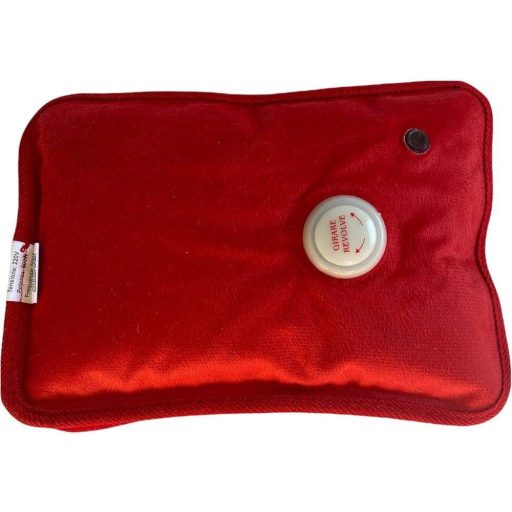 Sticlă electrică cu apă caldă, roșie, Generic, încălzitor pentru mâini, cu buzunar