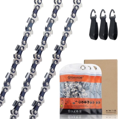 Savior 3 db láncfűrész lánc 30 cm-es, 3/8"LP, Husqvarna és más márkákhoz