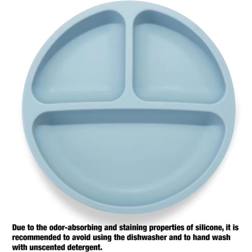 PandaEar szilikon tányér szett 3db tapadókorongos gyerek ételtálca BPA-mentes