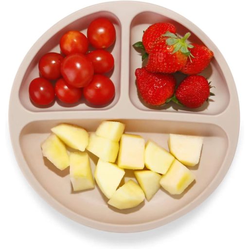 PandaEar szilikon tányér szett 3db tapadókorongos gyerek ételtálca BPA-mentes